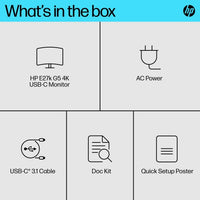 HP E-Series E27k G5 4K USB-C Monitor