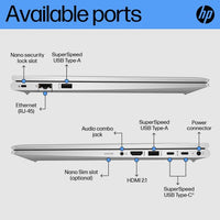 HP ProBook 450 G10 Intel® Core™ i3 i3-1315U Laptop 39.6 cm (15.6") Full HD 8 GB DDR4-SDRAM 256 GB SSD Wi-Fi 6E (802.11ax) Windows 11 Pro Silver