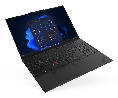 Lenovo ThinkPad E16 Gen 3 (Intel) Intel Core Ultra 5 225U Laptop 40.6 cm (16") WUXGA 16 GB DDR5-SDRAM 512 GB SSD Wi-Fi 6E (802.11ax) Windows 11 Pro UK English Black
