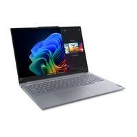 Lenovo ThinkBook 16 G7 QOY Copilot+ PC Qualcomm Snapdragon X1P-42-100 Laptop 40.6 cm (16") WUXGA 16 GB LPDDR5x-SDRAM 512 GB SSD Wi-Fi 7 (802.11be) Windows 11 Pro UK English Grey