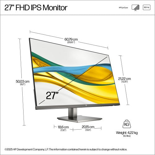HP Series 5 27 inch FHD Monitor - 527da (PROMO)