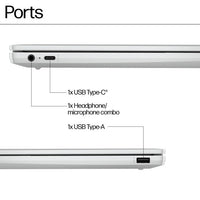 HP Chromebook 14a-nf0002sa Intel® N N100 35.6 cm (14") HD 4 GB LPDDR5-SDRAM 128 GB Flash Wi-Fi 6E (802.11ax) ChromeOS Grey