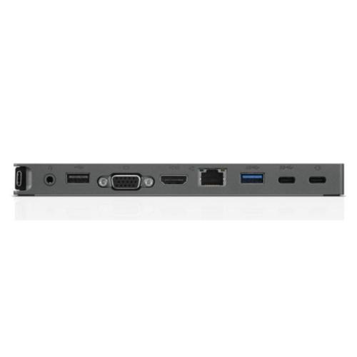 Lenovo 40AU0065UK laptop dock/port replicator Wired USB 3.2 Gen 1 (3.1 Gen 1) Type-C Black
