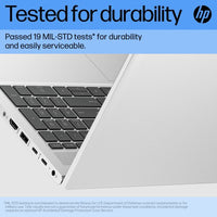 HP ProBook 450 G10 Intel® Core™ i7 i7-1355U Laptop 39.6 cm (15.6") Full HD 16 GB DDR4-SDRAM 512 GB SSD Wi-Fi 6E (802.11ax) Windows 11 Pro Silver