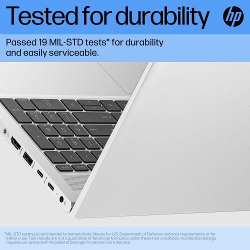HP ProBook 450 G10 Intel® Core™ i3 i3-1315U Laptop 39.6 cm (15.6") Full HD 8 GB DDR4-SDRAM 256 GB SSD Wi-Fi 6E (802.11ax) Windows 11 Pro Silver