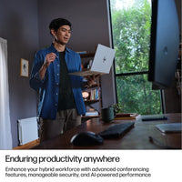 HP EliteBook 8 G1i 16 inch Notebook AI PC Wolf Pro Security Edition Intel Core Ultra 7 255U Laptop 40.6 cm (16") WUXGA 16 GB DDR5-SDRAM 512 GB SSD Wi-Fi 6E (802.11ax) Windows 11 Pro Silver