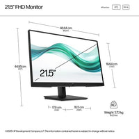 HP Series 3 Pro 21.5 inch FHD Monitor 322ph