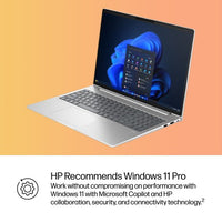 HP EliteBook 6 G1i 16 inch Notebook AI PC Wolf Pro Security Edition Intel Core Ultra 5 235U Laptop 40.6 cm (16") Touchscreen WUXGA 16 GB DDR5-SDRAM 512 GB SSD Wi-Fi 7 (802.11be) Windows 11 Pro Silver