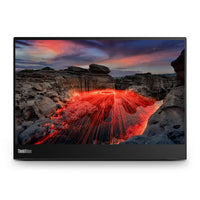 Lenovo ThinkVision M14t Gen 2 LED display 35.6 cm (14") 2240 x 1400 pixels 2.2K Touchscreen Black