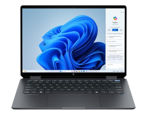 HP OmniBook Ultra Flip 14-fh0006na Copilot+ PC Intel Core Ultra 7 256V Hybrid (2-in-1) 35.6 cm (14") Touchscreen 3K 16 GB LPDDR5x-SDRAM 1 TB SSD Wi-Fi 7 (802.11be) Windows 11 Home Grey
