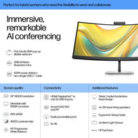HP Series 5 Pro 34 inch WQHD USB-C Conferencing Monitor - 534pm