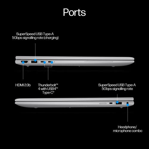 HP ZBook Firefly G11 Data Science Intel Core Ultra 7 155H Mobile workstation 40.6 cm (16") 2.8K 64 GB DDR5-SDRAM 1 TB SSD NVIDIA RTX A500 Wi-Fi 6E (802.11ax) Windows 11 Pro AI Workstation, AI PC Silver