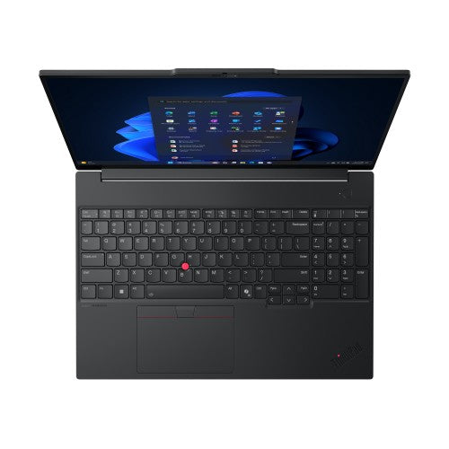 Lenovo ThinkPad E16 Gen 3 (Intel) Intel Core Ultra 7 255H Laptop 40.6 cm (16") WUXGA 16 GB DDR5-SDRAM 512 GB SSD Wi-Fi 6E (802.11ax) Windows 11 Pro UK English Black